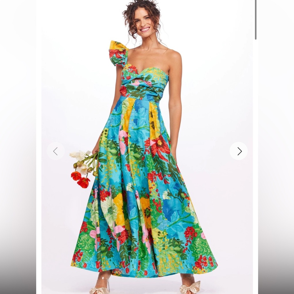 Eva Franco- One Shoulder Pleated Dress- Matisse